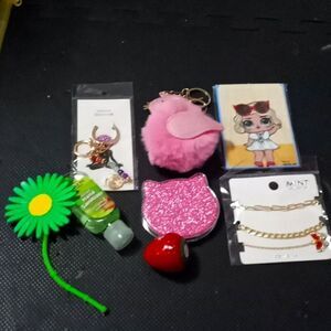 7 piece pink novelty Goody bag